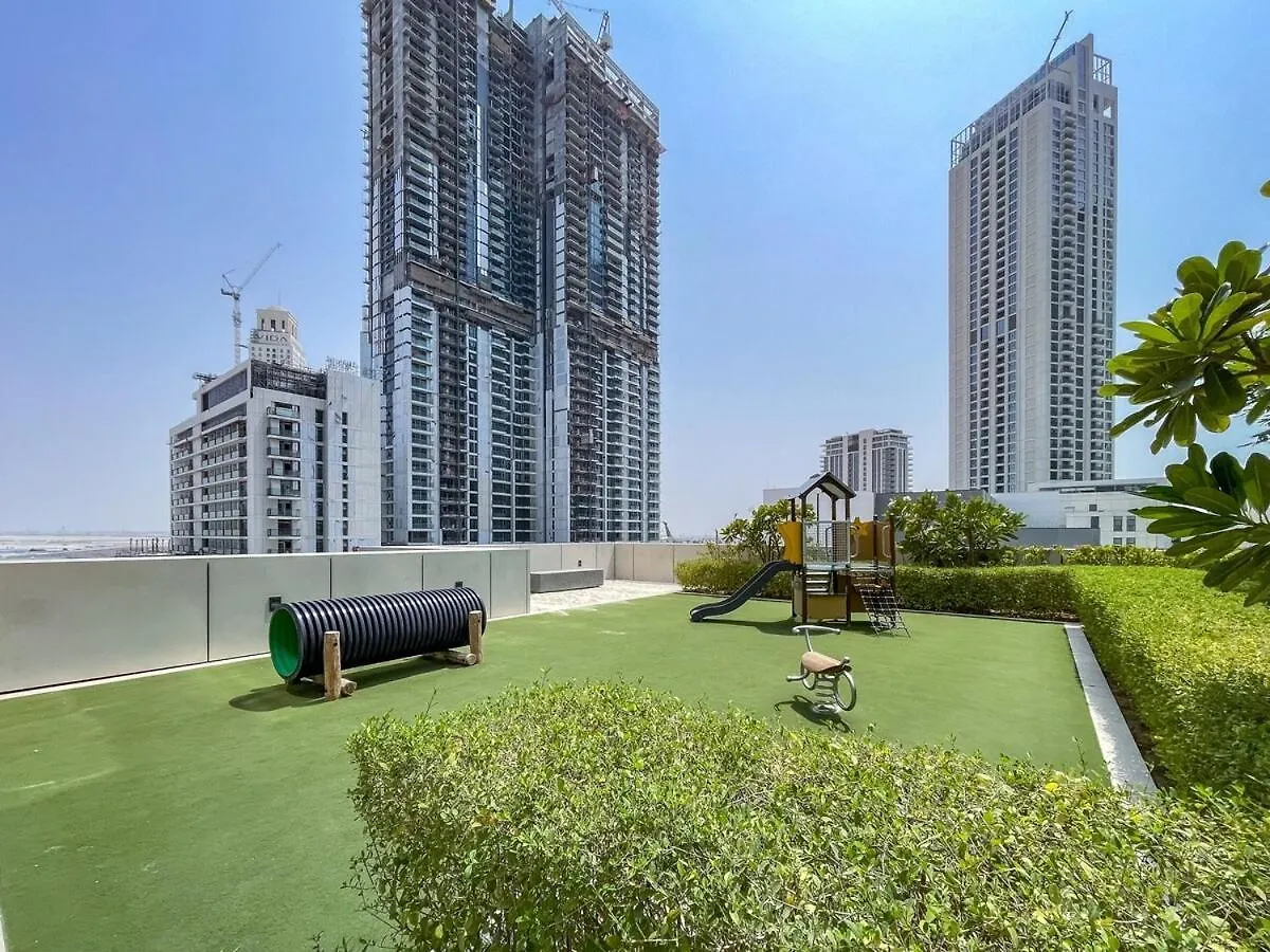 Stylish 2-Bed Oasis With Pool In Peaceful Creek Harbour Apartment Dubai 0*,  United Arab Emirates