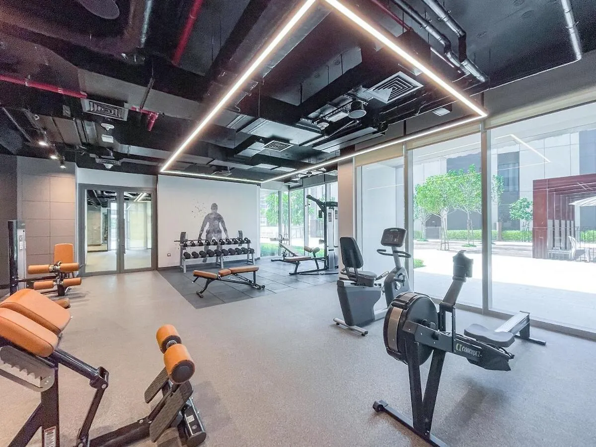 Stylish 2-Bed Oasis With Pool In Peaceful Creek Harbour Apartment Dubai United Arab Emirates