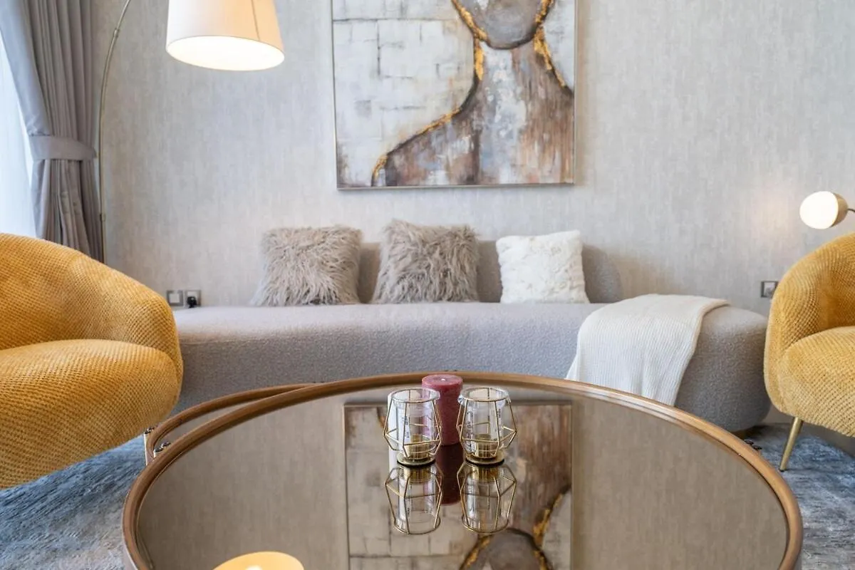Stylish 2-Bed Oasis With Pool In Peaceful Creek Harbour Apartment Dubai United Arab Emirates