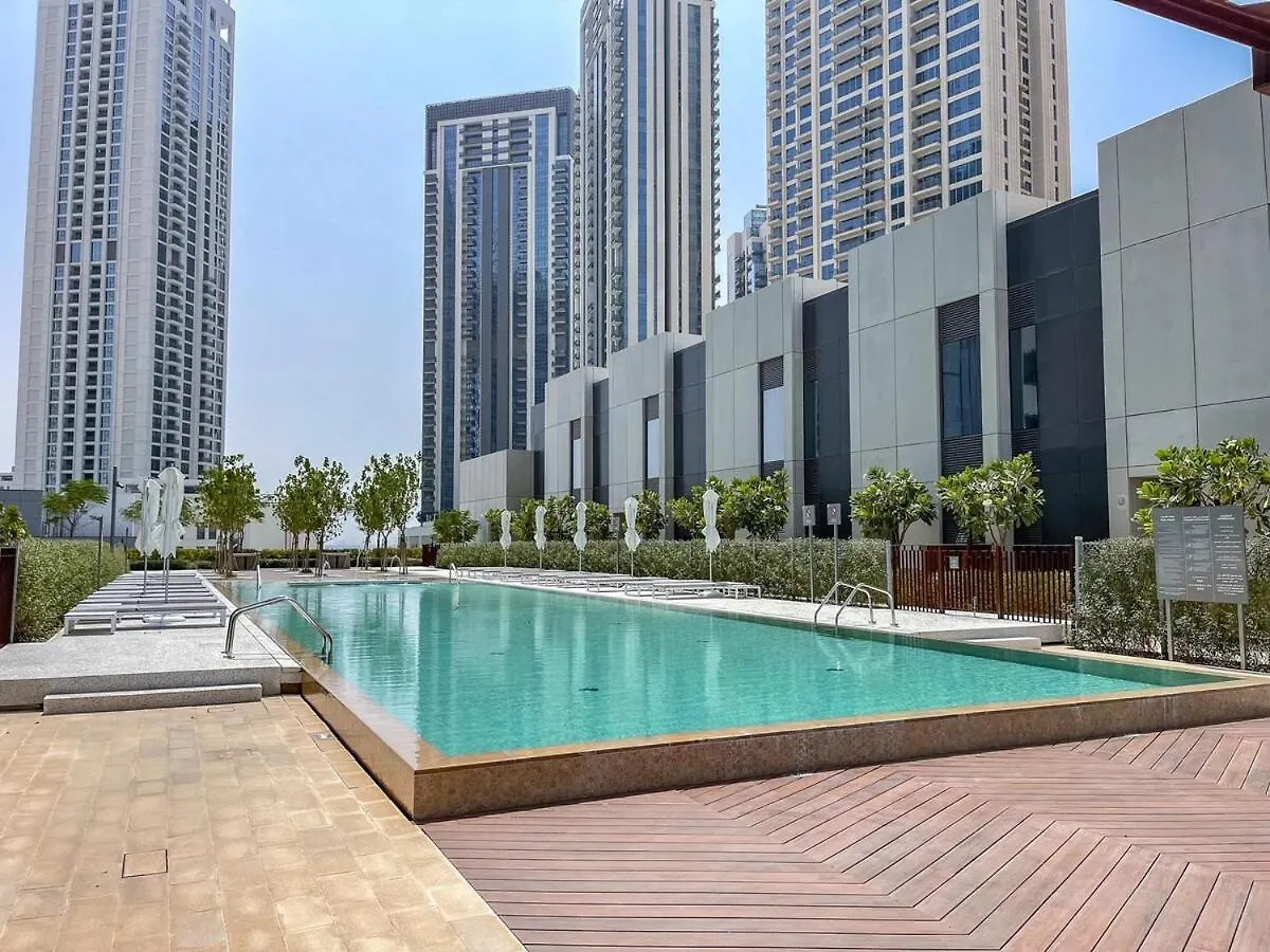 Stylish 2-Bed Oasis With Pool In Peaceful Creek Harbour Apartment Dubai United Arab Emirates
